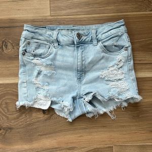 american eagle jean shorts size 2